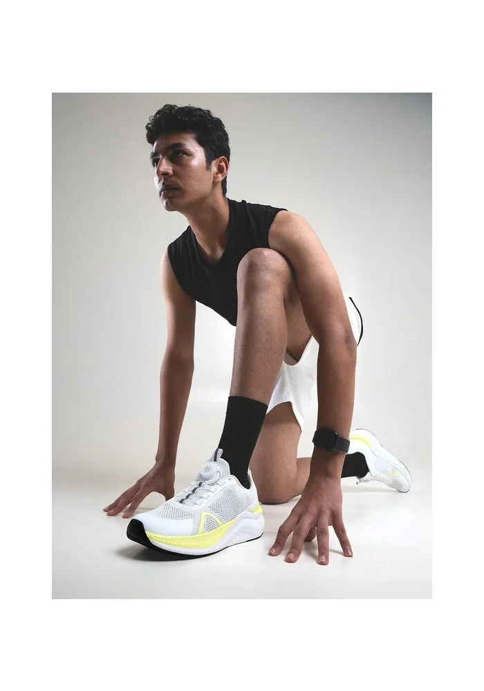 Bacca Bucci White ION Glide Sports Shoes with Rotary Lacing for Men | Best Price UAE